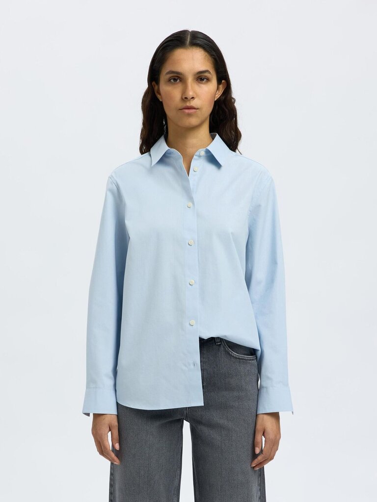 Ester Relaxed Shirt Cashmere Blue