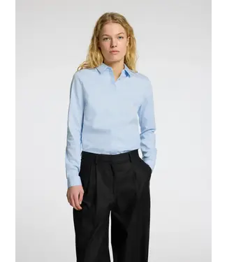 Romie Fitted Shirt Cashmere Blue