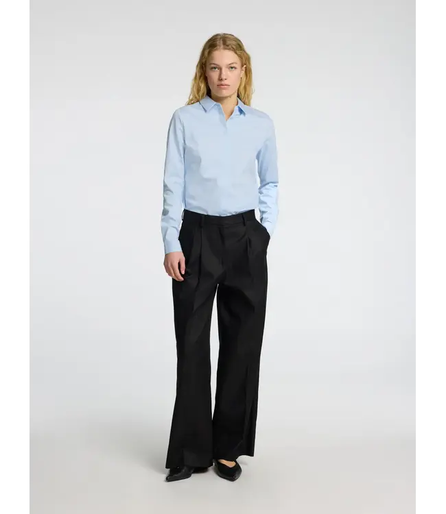 Romie Fitted Shirt Cashmere Blue