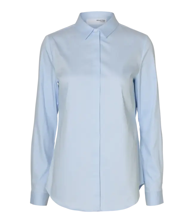Romie Fitted Shirt Cashmere Blue