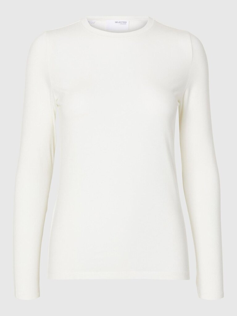 Manja O-neck Rol Neck White