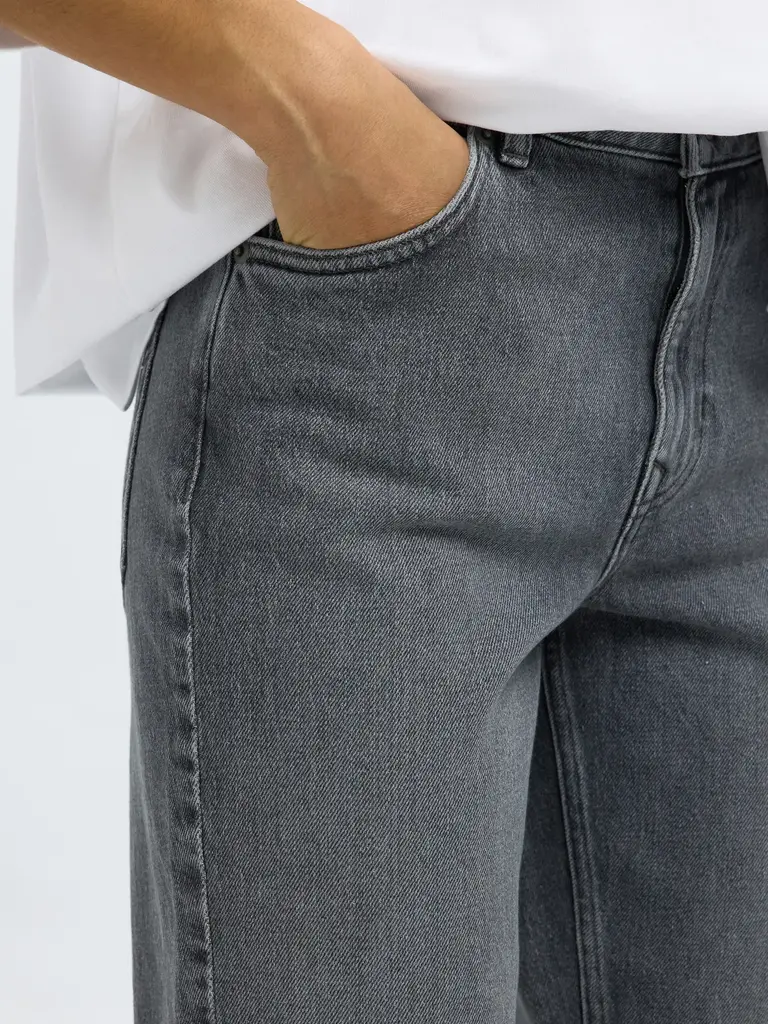 Wide Bea Kori Jeans Grey Denim