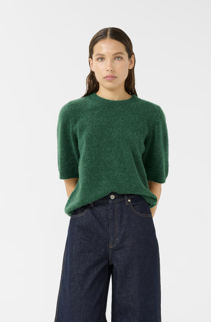 Alpha SS Kint Posy Green Melange