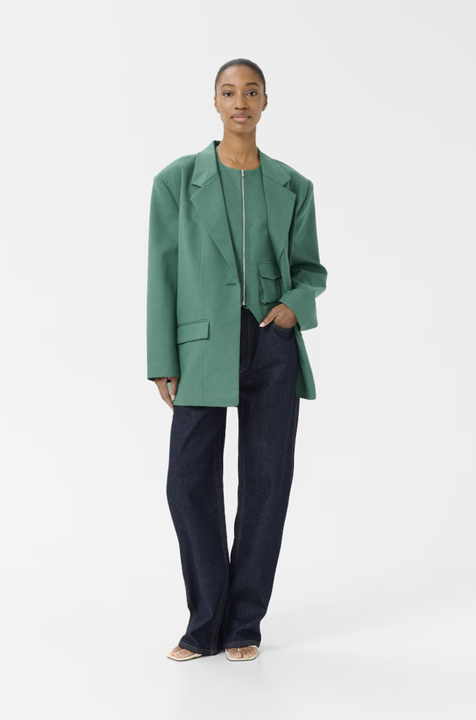 Callia OZ Blazer Posy Green Melange