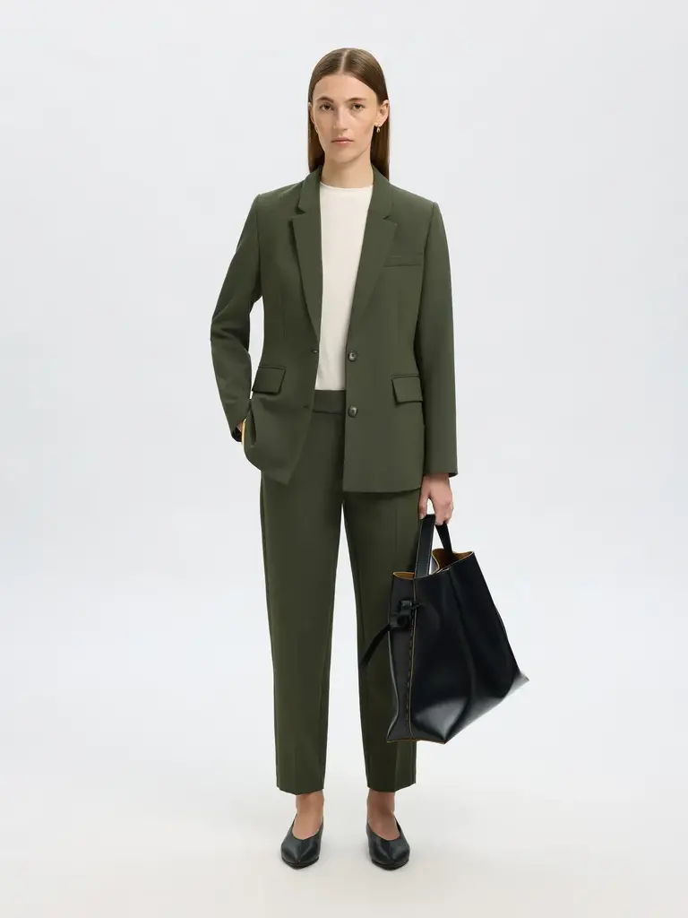 Rita Classic Blazer Deep Depths Melange