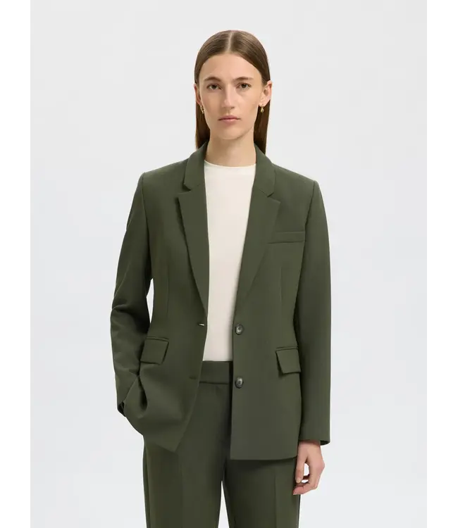 Rita Classic Blazer Deep Depths Melange