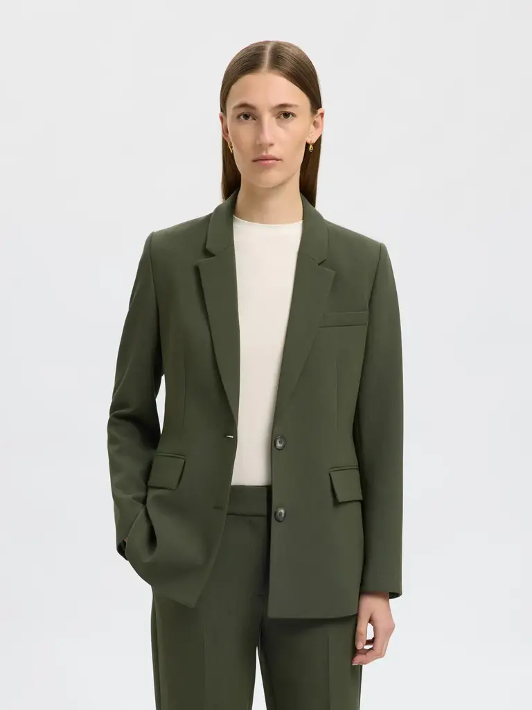 Rita Classic Blazer Deep Depths Melange