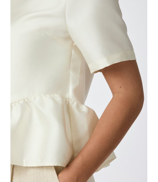 Alva Dull Satin Blouse