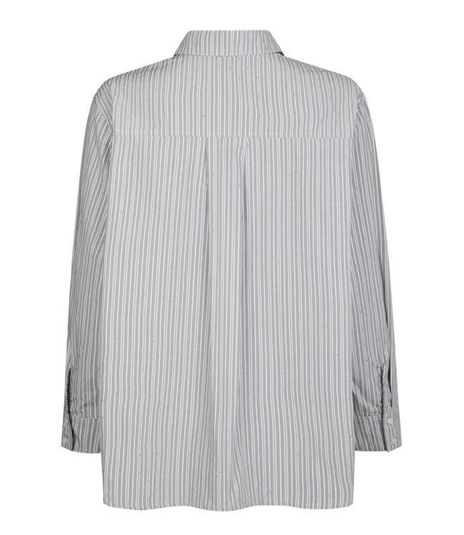 Dalma Stripe Stone Shirt Light grey