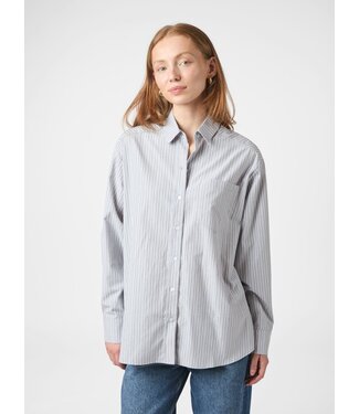 Dalma Stripe Stone Shirt Light grey
