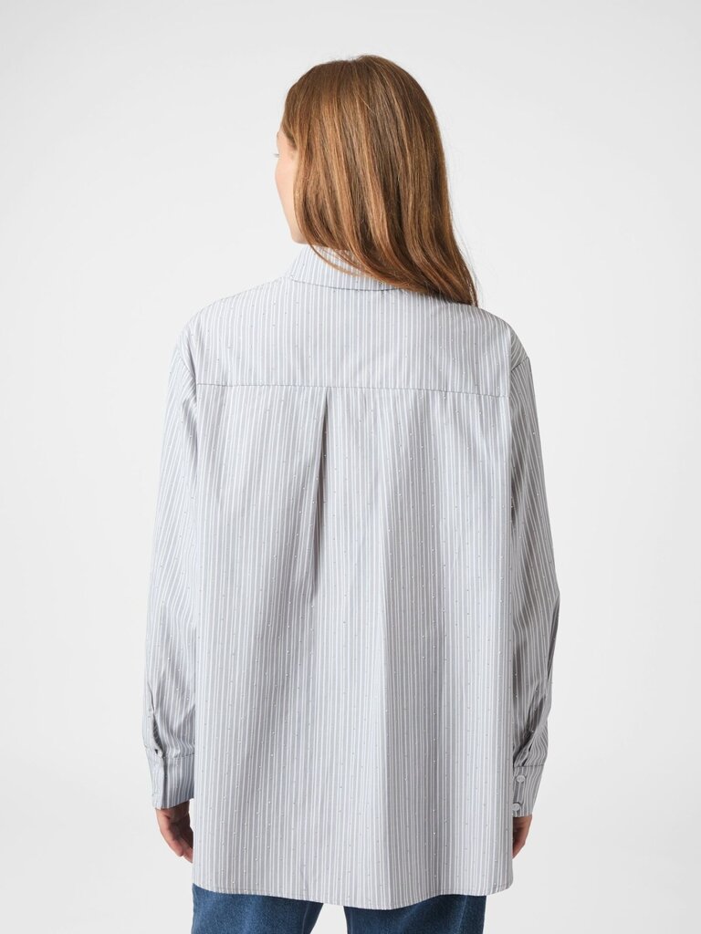 Dalma Stripe Stone Shirt Light grey