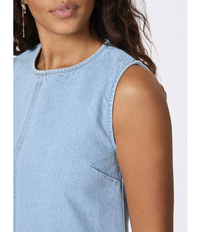 Livo Denim Dress Light Blue