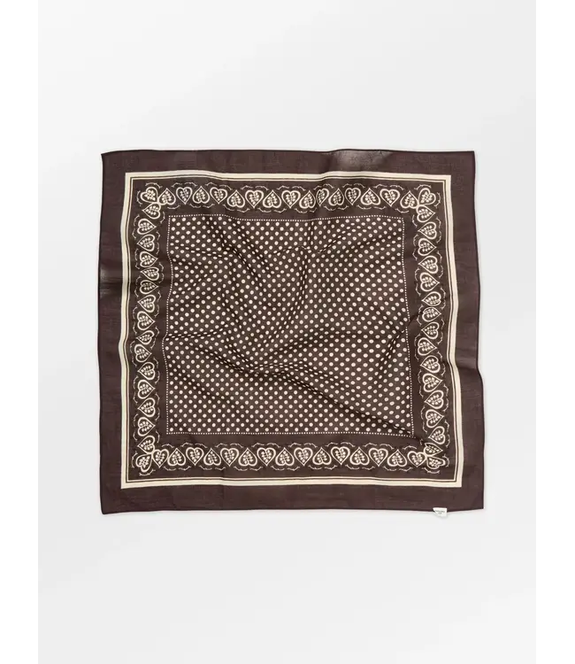 Hearty Cotta Scarf Hot Fudge Brown