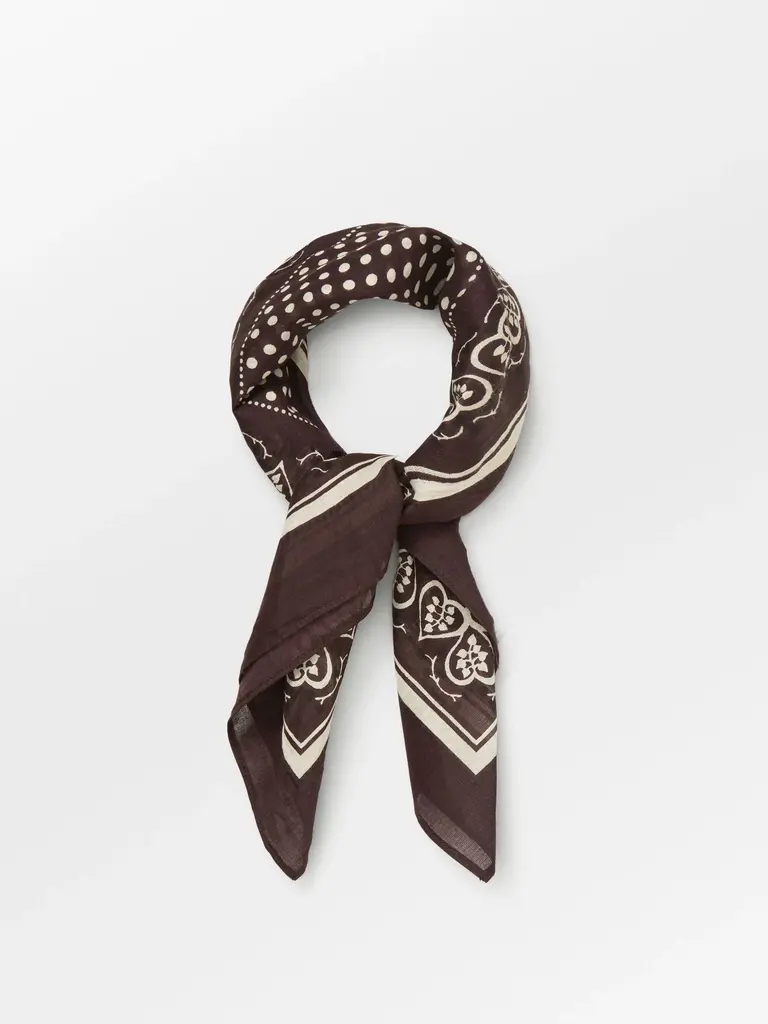 Hearty Cotta Scarf Hot Fudge Brown