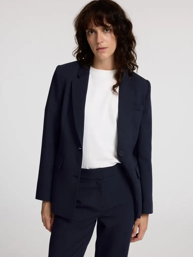 Rita Classic Blazer Dark Sapphire Melange