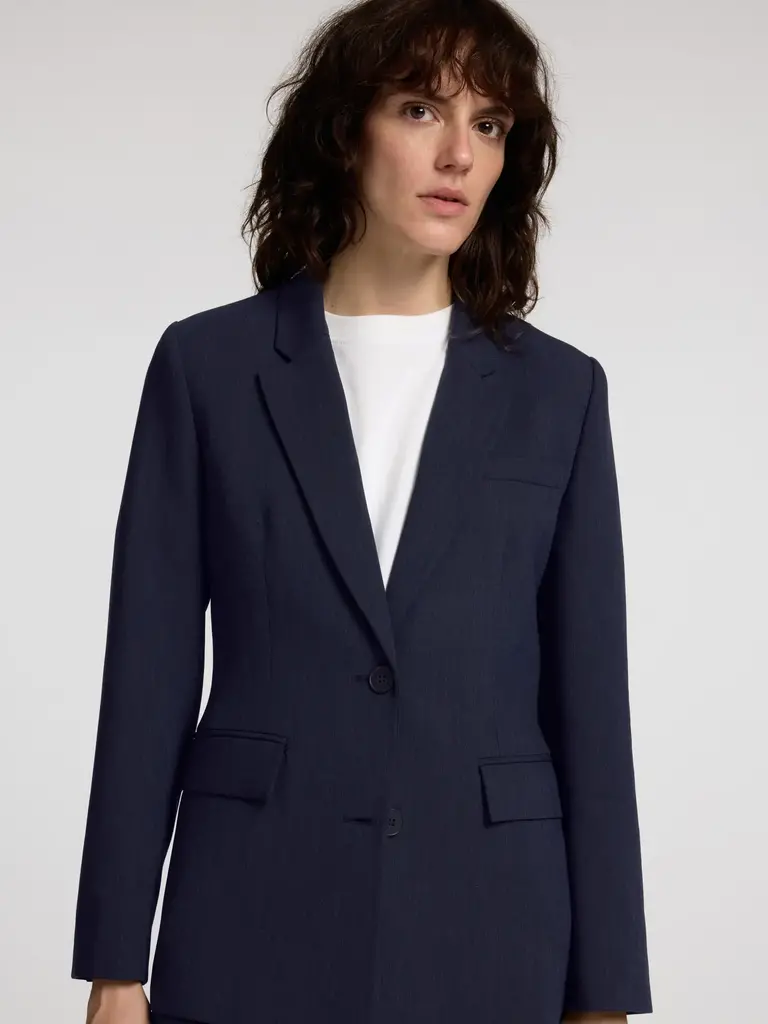 Rita Classic Blazer Dark Sapphire Melange