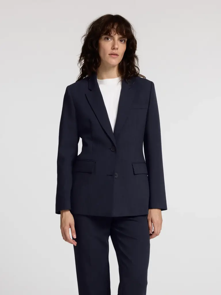 Rita Classic Blazer Dark Sapphire Melange