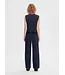 Rita Wide Pants Dark Sapphire Melange
