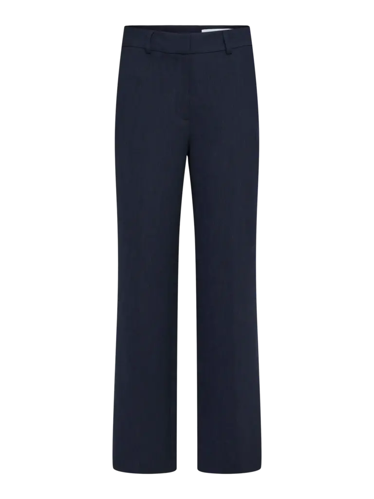 Rita Wide Pants Dark Sapphire Melange