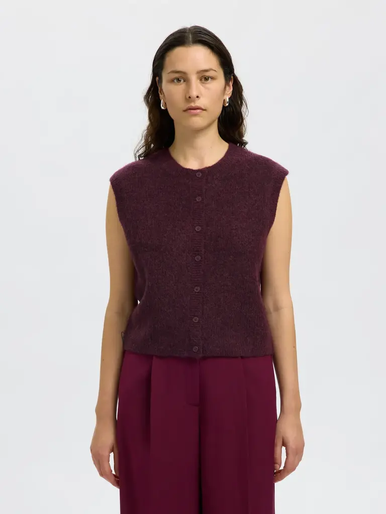 Lulu Button O-neck Knit