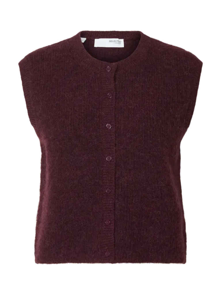 Lulu Button O-neck Knit