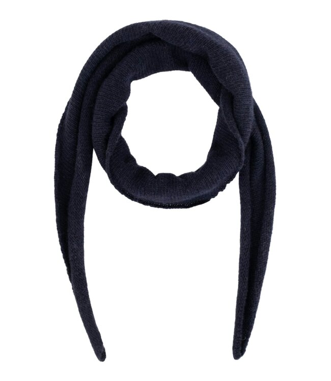 Misty Knit Scarf Navy