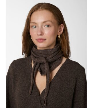 Misty Knit Scarf Chocolate Brown