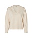 FW25 Gillian Bravani Knit V-neck Sugar Melange