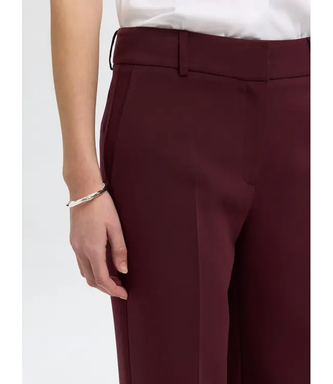 Rita Wide Pants Fig Melange