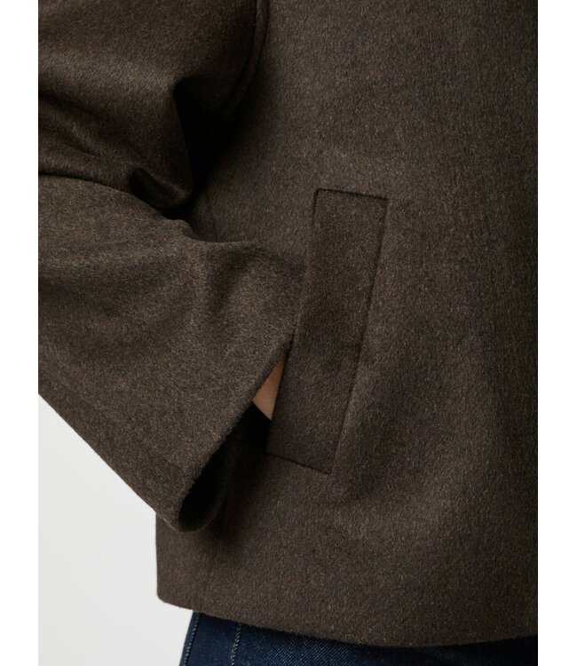 Hamra Wool Jacket Chocolate Brown