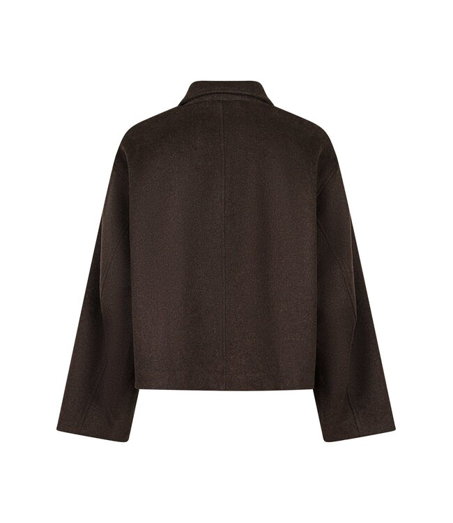 Hamra Wool Jacket Chocolate Brown