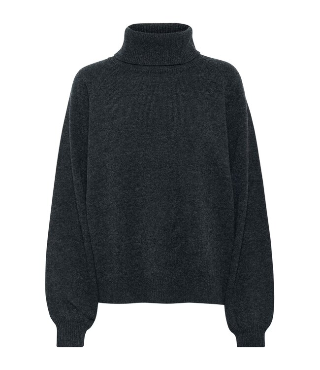 Manzi Wool Rollneck Deep Graphite