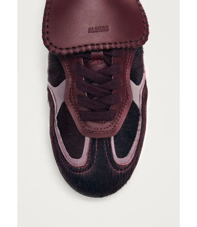 Club Soft Burgundy Leather Sneakers
