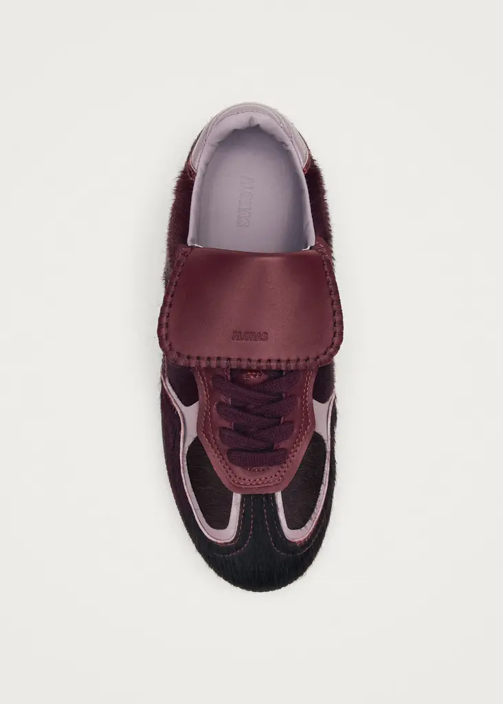 Club Soft Burgundy Leather Sneakers