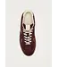 Rife Burgundy Cream Leather Sneakers