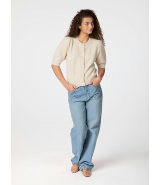 Trudy Knit Cardigan Beige Melange