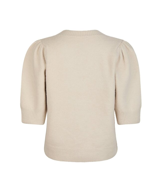 Trudy Knit Cardigan Beige Melange