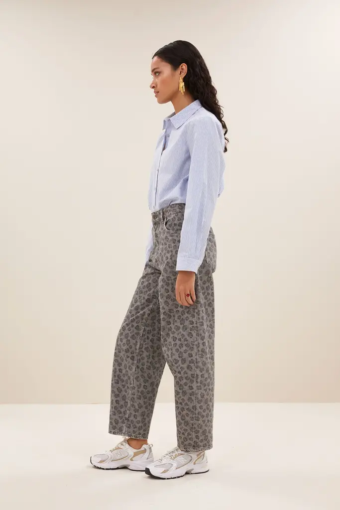 Joly Blue Stripe Blouse