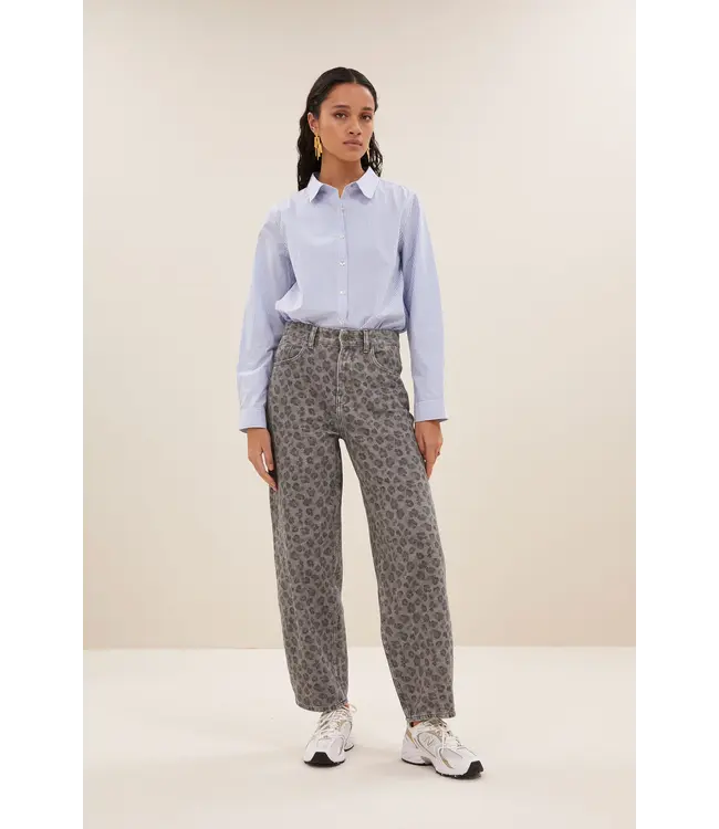 Joly Blue Stripe Blouse