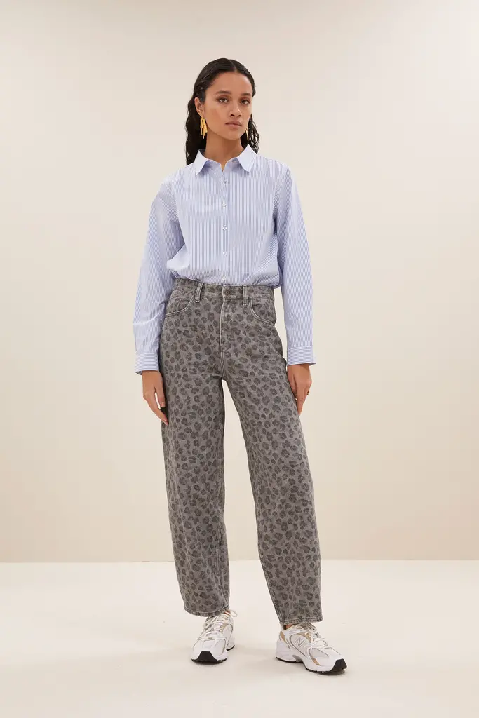 Joly Blue Stripe Blouse