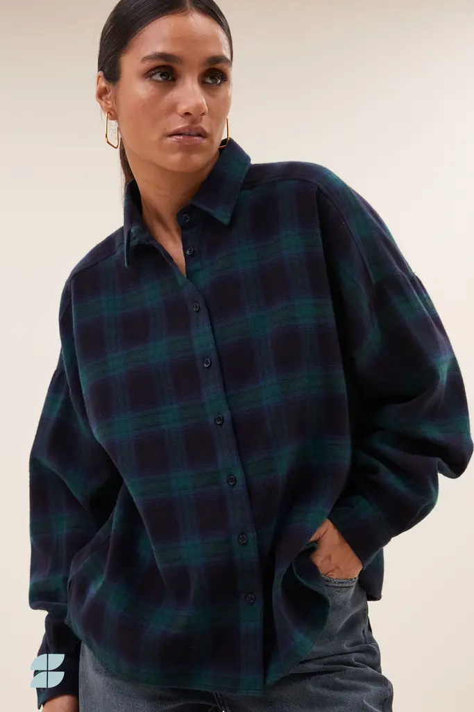 Jada Check Blouse