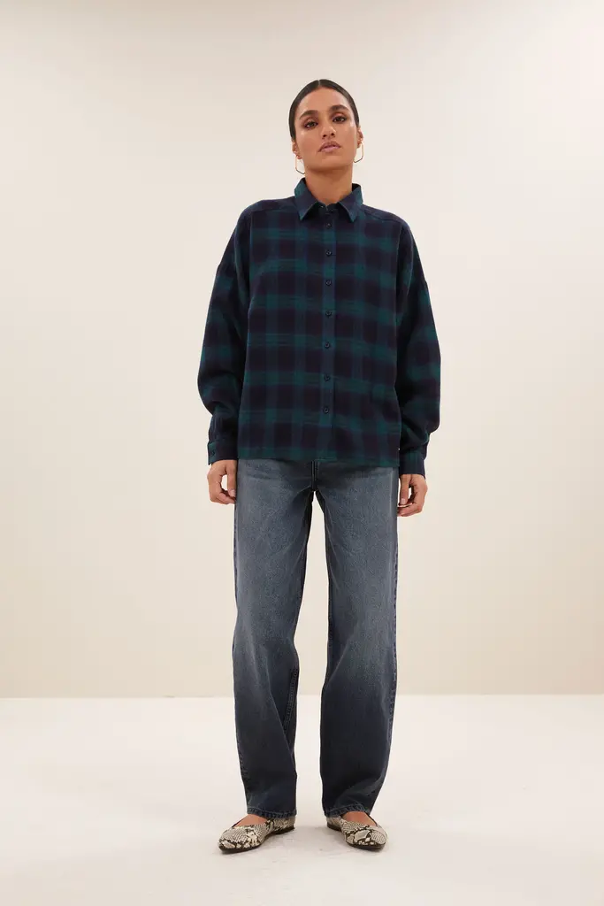 Jada Check Blouse