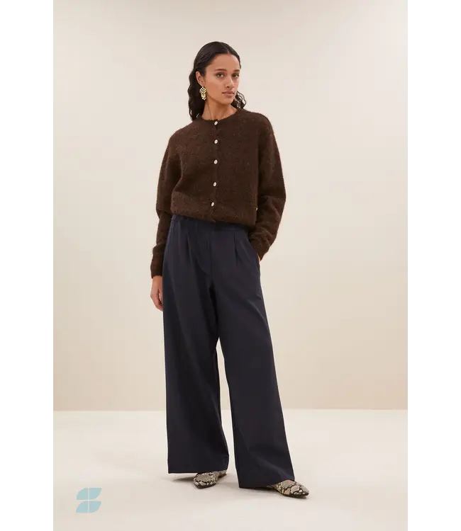 Cleo Natural Cardigan Deep Brown