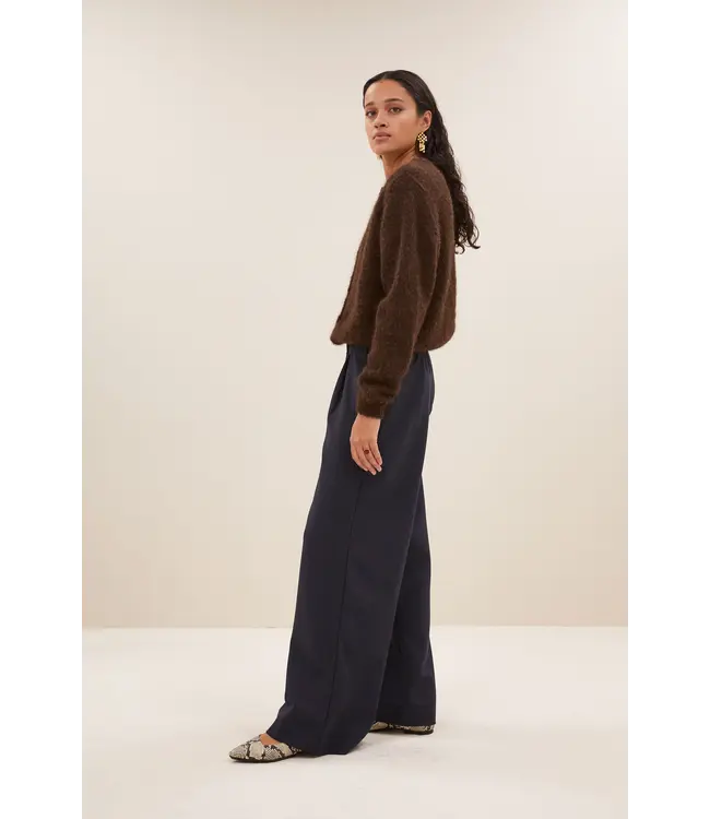 Cleo Natural Cardigan Deep Brown