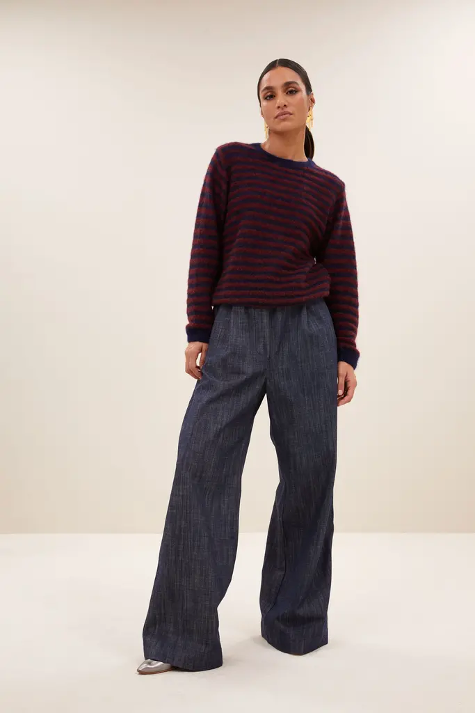 Gwen Big Stripe Pullover