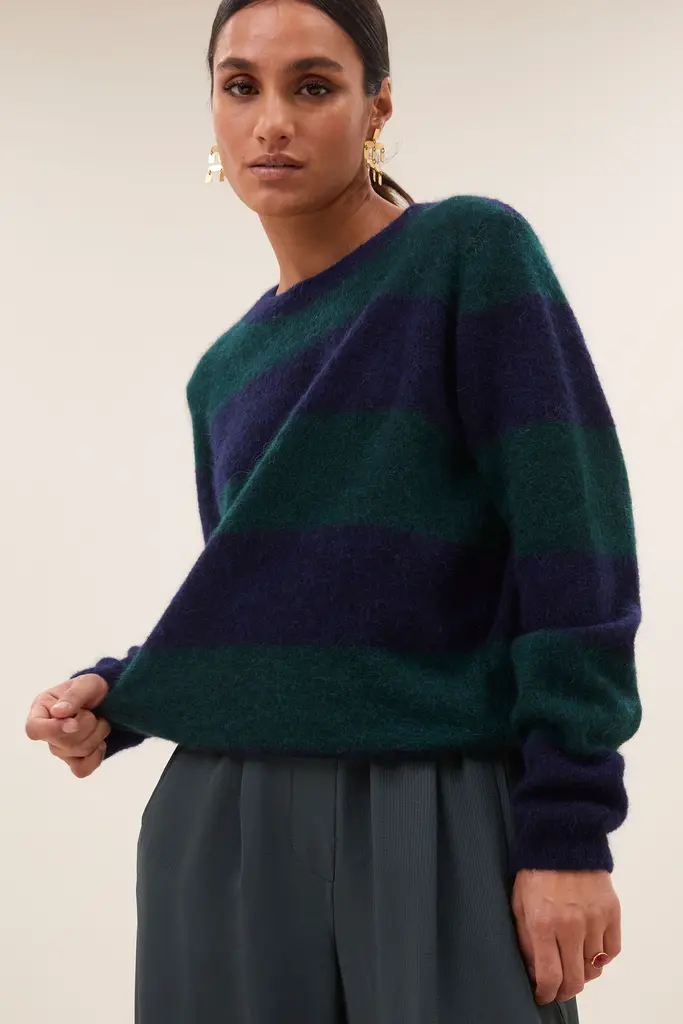 Gwen Big Stripe Pullover