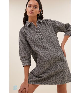 Flynth Grey Cheetah Dress