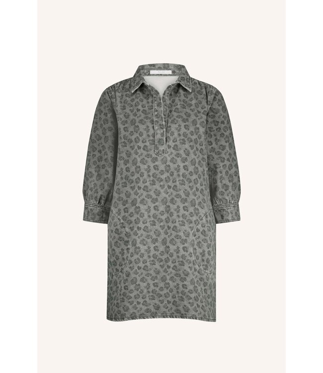 Flynth Grey Cheetah Dress