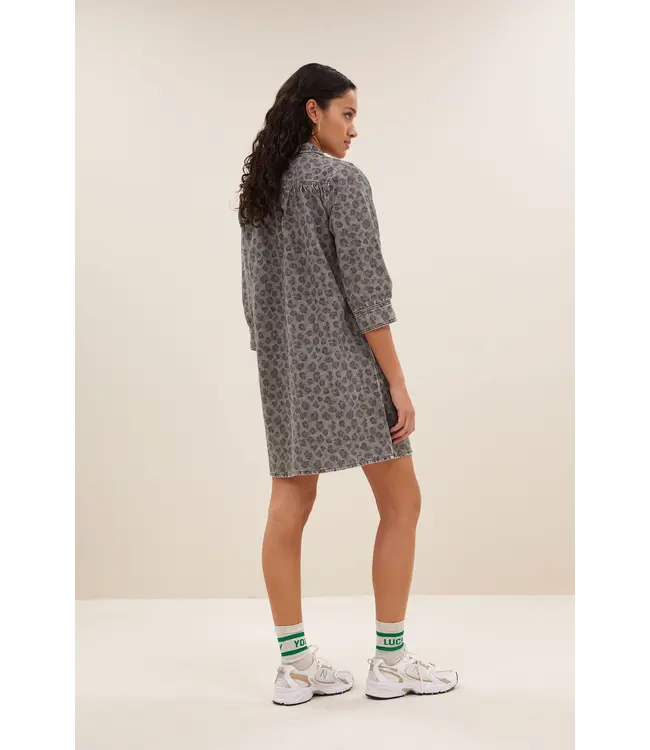 Flynth Grey Cheetah Dress