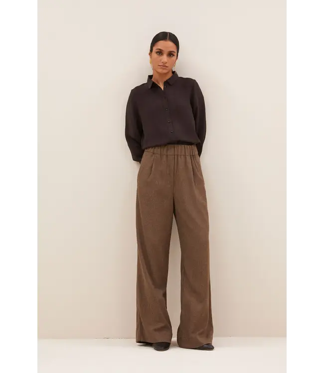 Benji Tweed Pants Latte